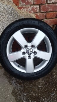 Alu VW Mugello 16" 5x112 zánovní letní 205/55 - 2