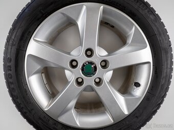 Škoda Octavia - Originání 16" alu kola - Zimní pneu - 2