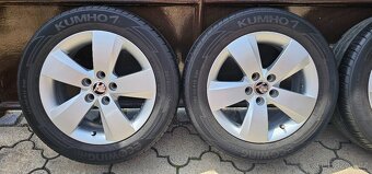 Originál alu Škoda Fabia 3/Rapid 5x100 185/60 R15 – letní - 2