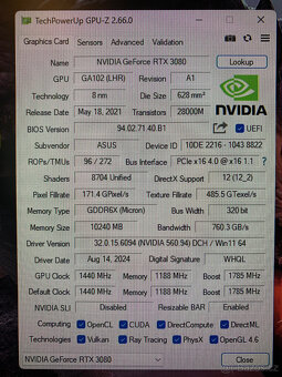 Asus TUF Gaming Rtx 3080 - 2