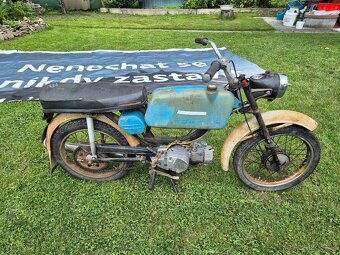 Jawa 23 Mustang bez TP, modrý 3. - 2