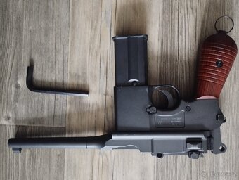 Plynová airsoftová pistole Mauser C96 - 2