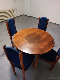 Dubový stůl a židle - 2
