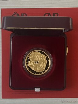 Zlato / zlatá mince ČNB Město CHeb proof - 2