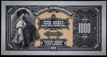1000 korun 1919 Faksmile - 2