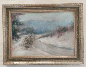 Obraz, Zimní cesta, V. Stein - 2