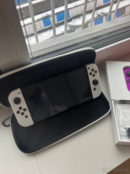 Nintendo Switch OLED, 2x JoyCony, Controller, Dock, MicroSD - 2