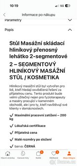 Masážní stůl - 2