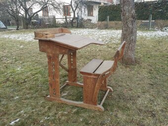 Historická školní lavice / Škamna - 2