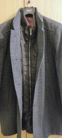 Pánsky zimný vlnený kabát Michael - 2