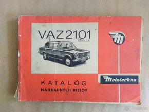 VAZ 2101 - Katalóg náhradných dielov- poškozená - 2