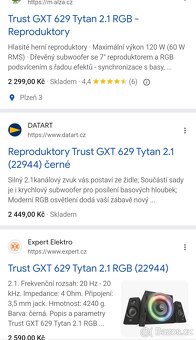 PC reproduktory TRUST GXT 629 Tytan - 2
