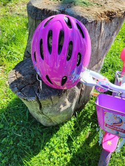 Prodám dětské kolo Bimbo Bike s helmou, pro věk 3-5 let. - 2