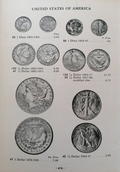 Kniha katalog mincí - mince Evropa Amerika Asie a Afrika - 2
