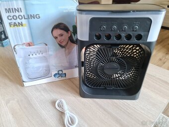 Ventilátor 3v1 malá klimatizace/ochlazovač pro domácnost+LED - 2