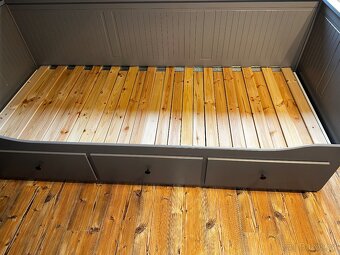 Postel hemnes šedá 80x200 - 2