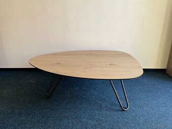 Konferenční stolek Masura – 110 cm, kapkový tvar - 2