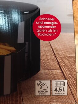 Horkovzdušná fritéza GOURMETmaxx 4,5l - 2