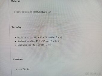 Cestovní dětská postýlka - 2