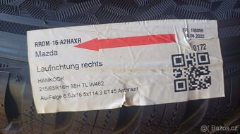 Mazda cx3 cx30 Mazda C3 originální disky r16 pneu 215/ 65 r1 - 2