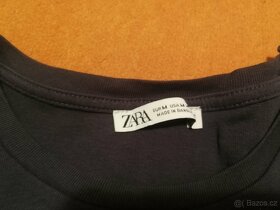 Dámské šedé tričko Zara - velikost M - 2