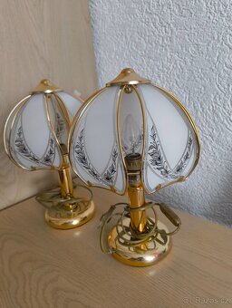 2x stolní lampa - 2