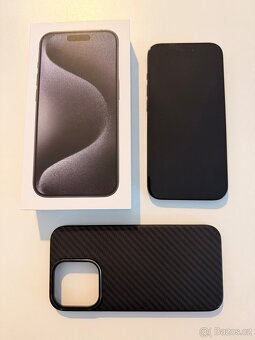 Apple iPhone 15 Pro 256GB Black Titanium - hezký stav - 2