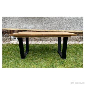 Masivní rozkládací jídelní stůl - Livingstone 160 cm - 2