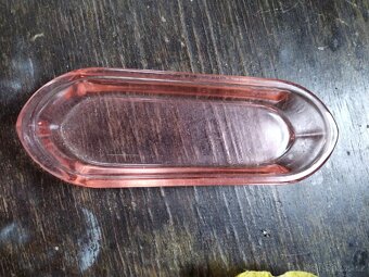 Dvě skleněné misky antik - 2