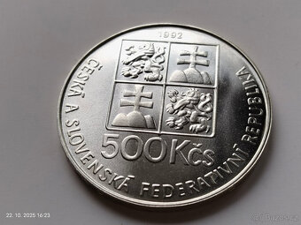 Stříbrná pamětní mince Československo č.5 - 2