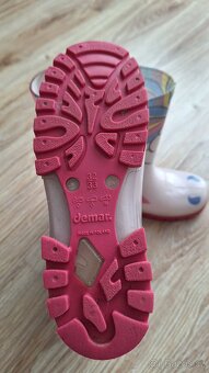 Dívčí gumáky zn. DEMAR vel. 32/33 - 2