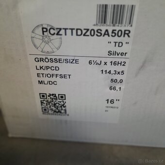 Sada ALU DISKŮ DEZENT TD - 2