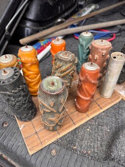 Malířské dekorační válečky retro - 2