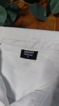 Bílé pólo triko Cropp Regular vel. S - 2