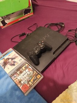 PS3 Slim 160G + 2 hry, HDMI a ovladač - 2