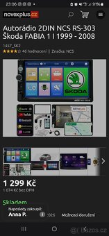 Nové 2 din autorádio s bluetooth - 2