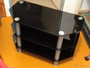 Televizní stolek prosklený - 2