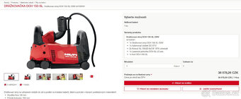 Drážkovačka Hilti DCH 150-SL - 2