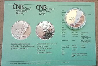 200 Kč - 2003 Jaroslav Vrchlický - Proof - 2