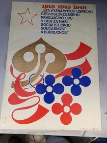 Retro plakáty s komunistickými motivy - 2