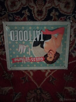 Plechové cedule - 2