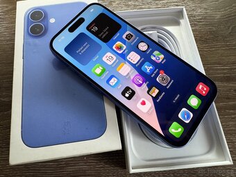 iPhone 16 128GB Ultramarine, záruka Apple, komplet, faktura - 2