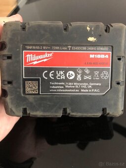 baterie Milwaukee 4Ah - 2