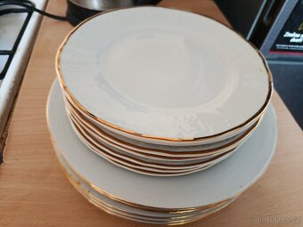 Porcelánové talíře a mísy retro - 2