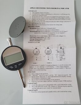 ÚCHYLKOMĚR 0,001 / 0-12,7mm PRO STATIV - 2