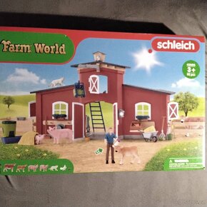 Schleich 42606 Velká stodola se zvířaty a přísl. - 2