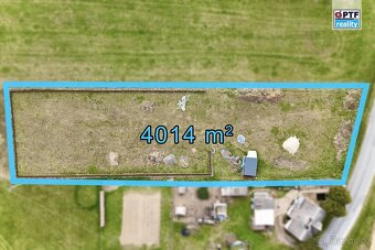 Prodej velkého stavebního pozemku (4014 m2) v Horních Kozolu - 2