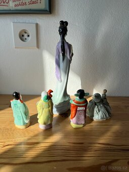 Porcelánové asijské sošky - 2