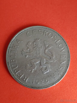 5 Koruna / 5 Kč 1926 , TOP STAV - 2