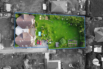 Atypický dům - 4 bytové jednotky na pozemku 2.509 m2, ul. K - 2
